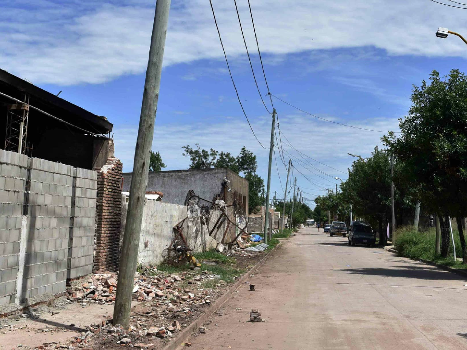 Después del temporal, se repusieron el 35 % de los postes en la ciudad