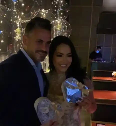 Norkys Batista y Alexis Goncalves. Foto: Cortesía Sábado en la noche