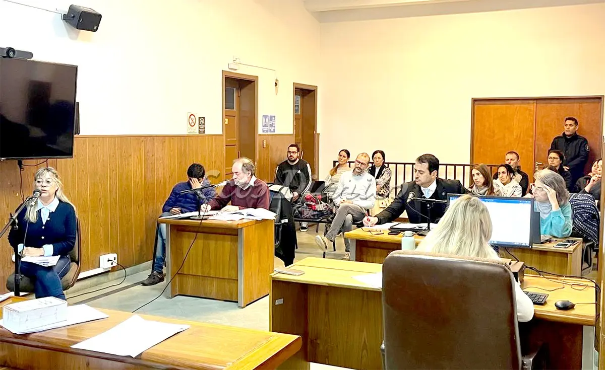 Audiencia, desarrollada esta mañana en el recinto del Tribunal Criminal