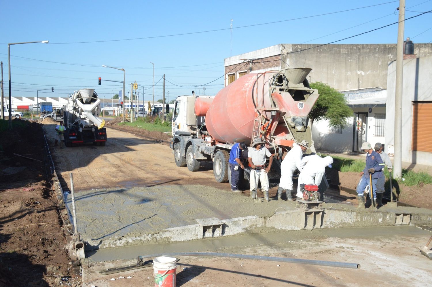 La obra se ejecutó en Leoncio de la Barrera, entre Edison y Ruta 8, en el barrio San José Obrero.