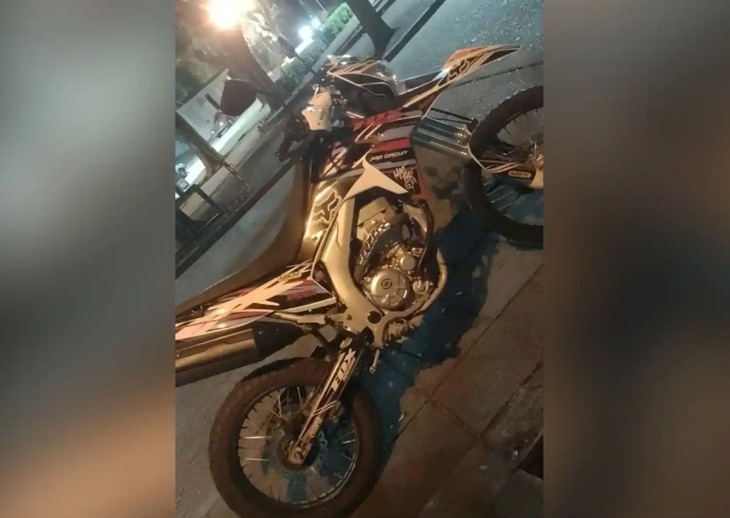 La moto sustraída es una Guerrero GXR 300.