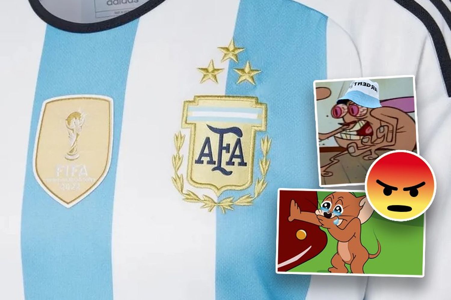 Twitter en llamas: salió a la venta la camiseta Argentina con tres estrellas y ya está agotada