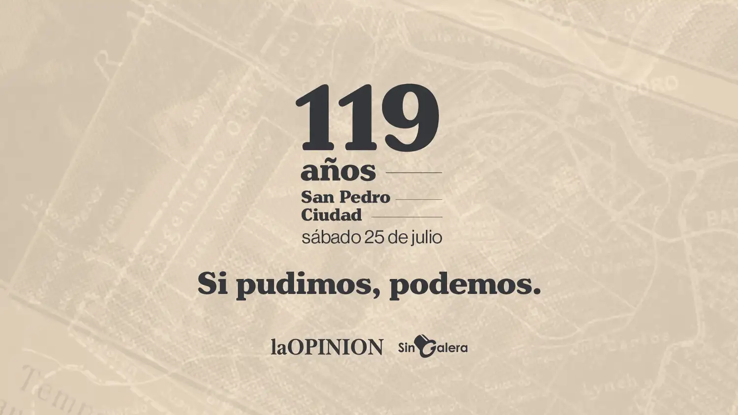 Así fue el programa especial por los 119 años de San Pedro Ciudad: si pudimos, podemos