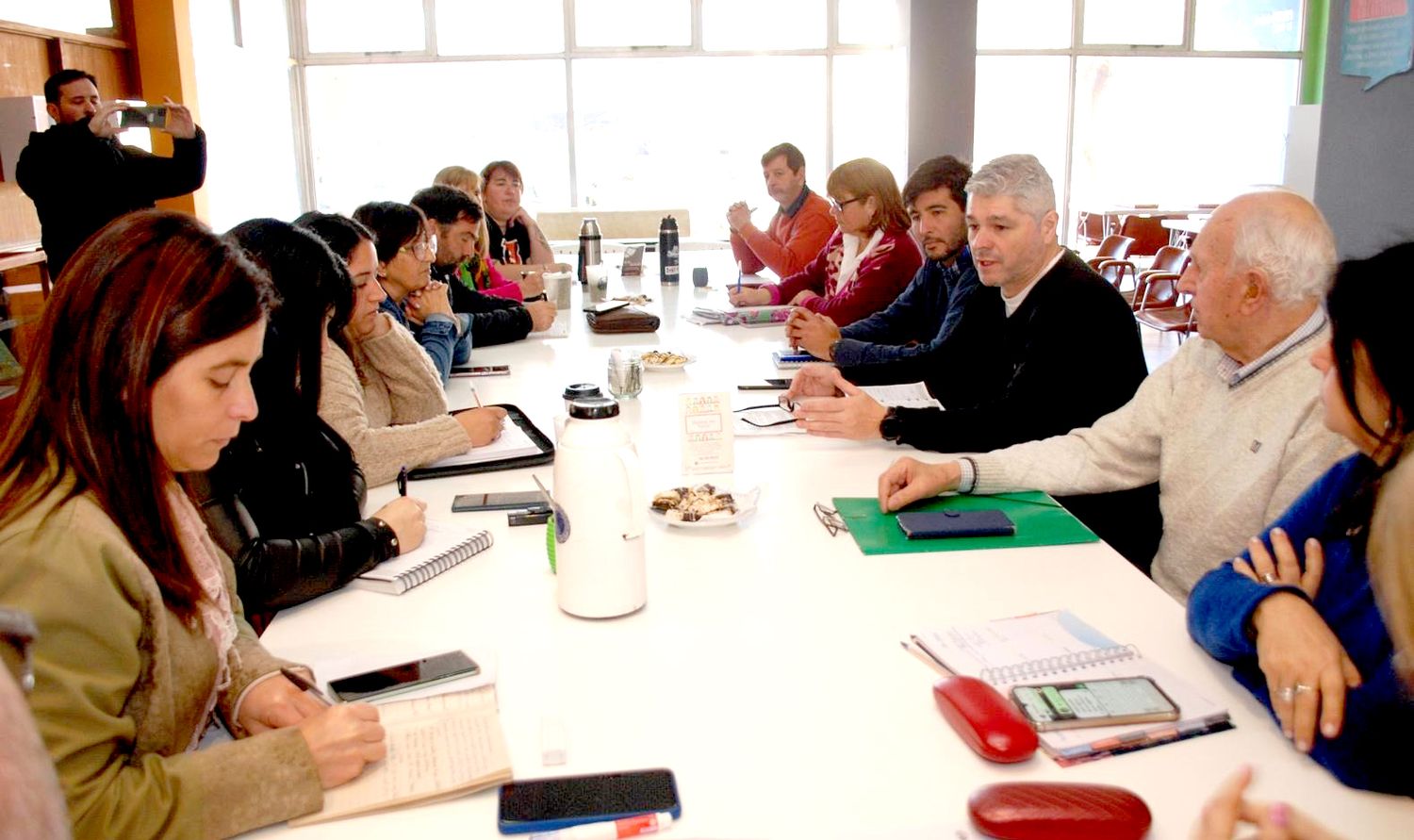 Pasaje. De la reunión de ayer en la Biblioteca Ferreyra
