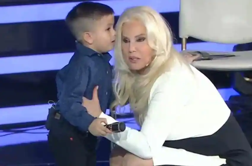 Un nene de 4 años bromeó e incomodó a Susana Giménez en  «Pequeños gigantes»