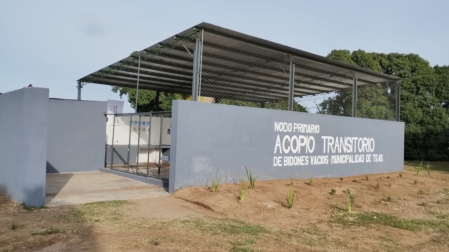 Inauguraron un depósito para bidones vacíos de agroquímicos en Orense