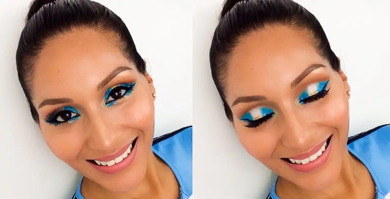 Ideas de maquillajes fáciles para alentar a la Selección Argentina