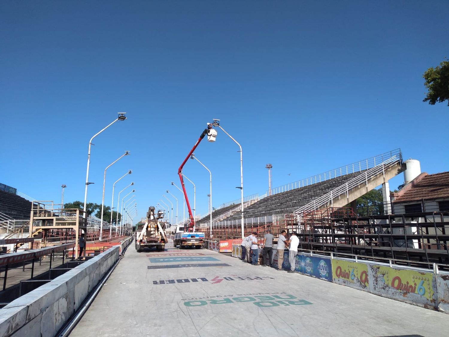 De cara al inicio del Carnaval, avanzan las obras iniciadas en el Corsódromo de Gualeguaychú