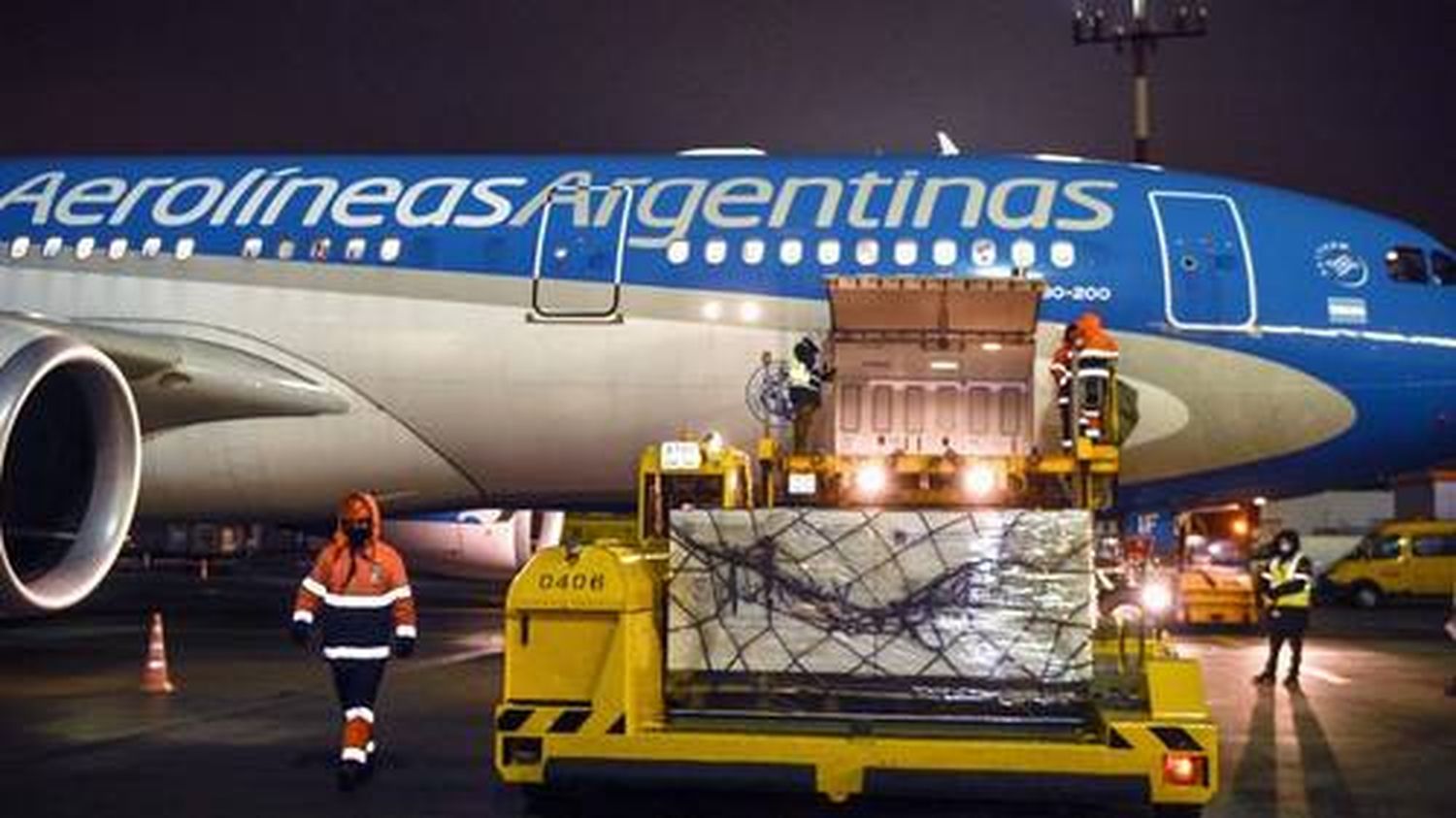 Salió hacia Moscú nuevo vuelo de Aerolíneas para traer más vacunas Sputnik V