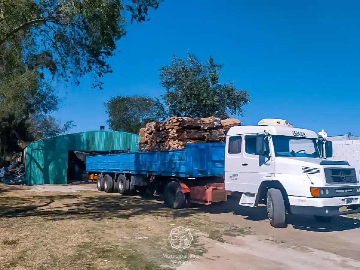 Alicia: en el pueblo enviaron 7  toneladas de basura a reciclar