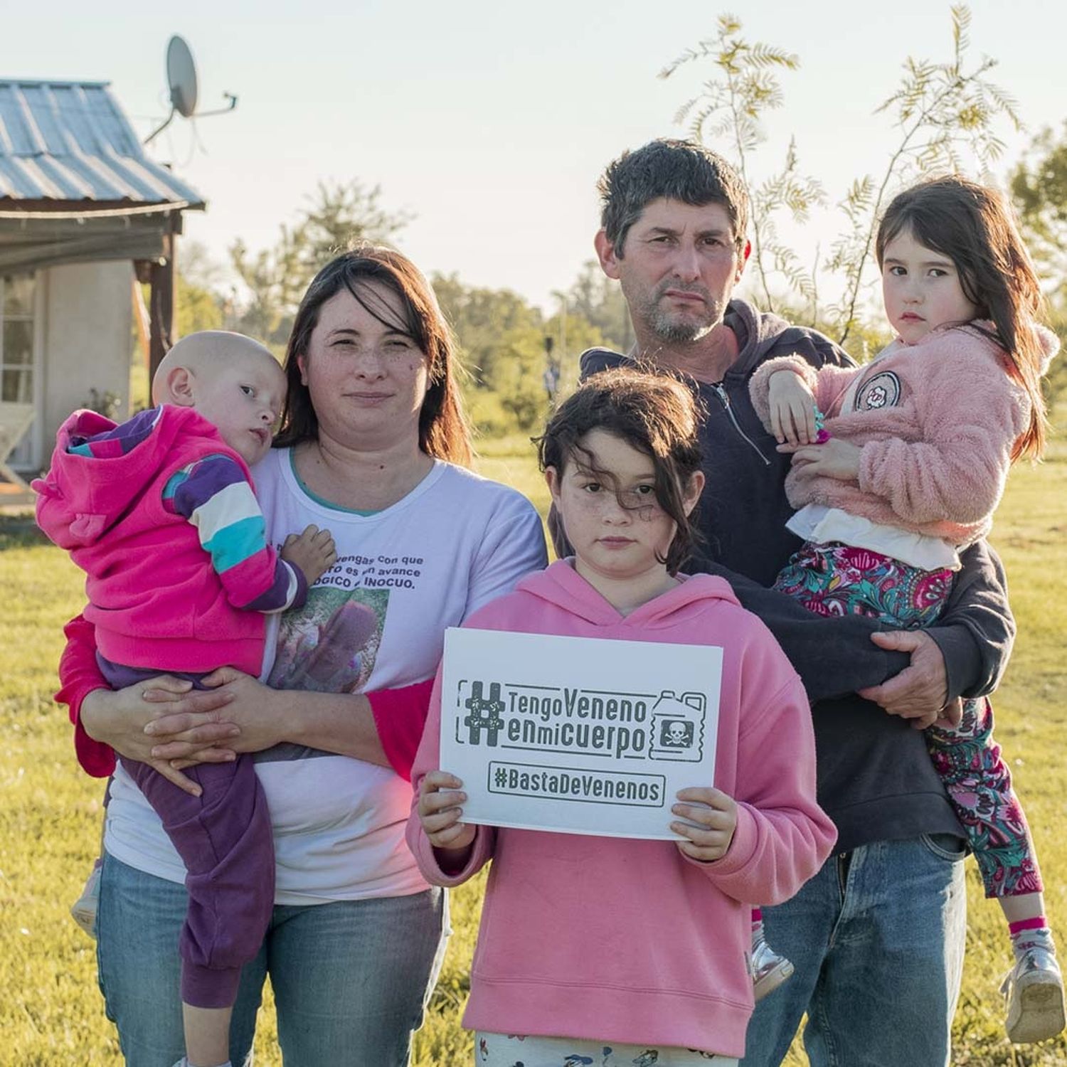 "Basta de venenos", la campaña que expone las consecuencias de los agroquímicos en las personas