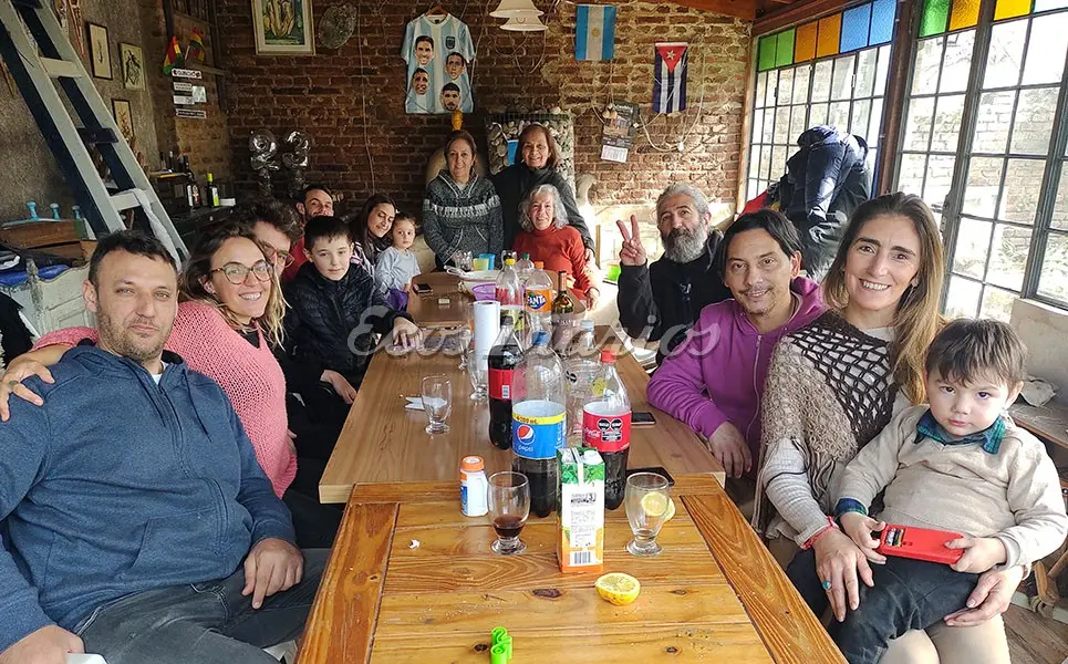 Algunos descansaron y otros siguieron trabajando