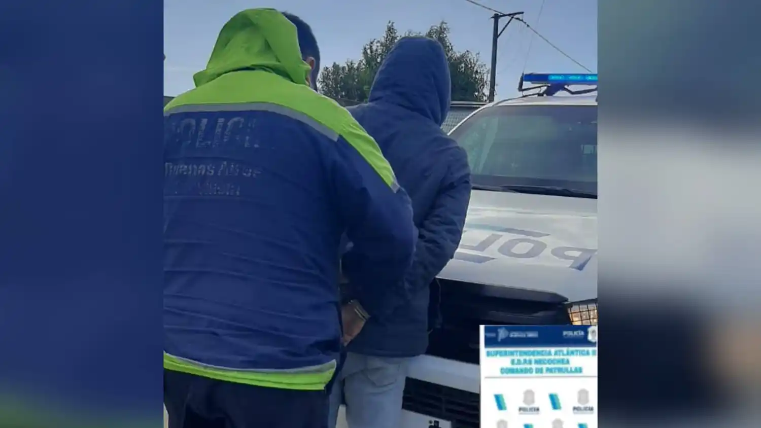 Lo denunciaron porque andaba "con actitud sospechosa" en Quequén: tenía un pedido de captura en San Cayetano