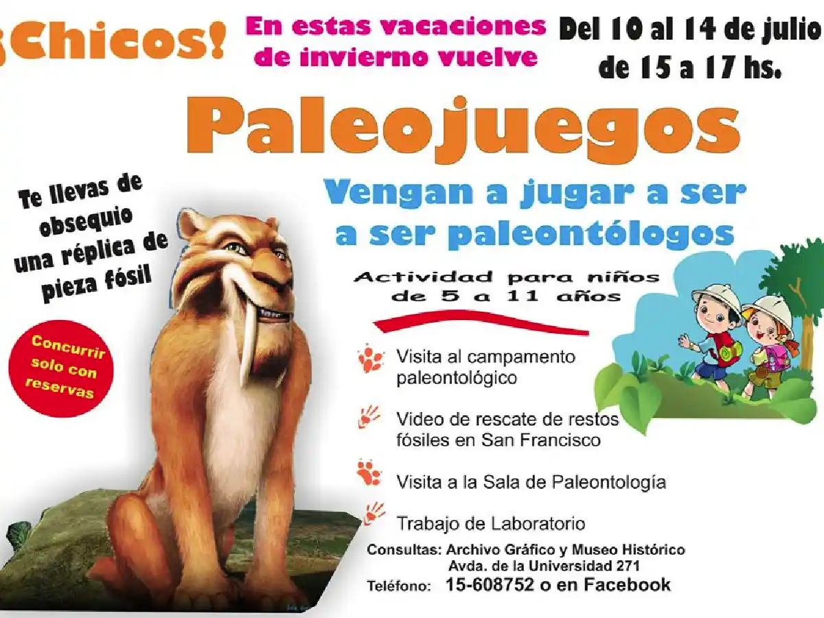 “Paleojuegos” vuelve  al Archivo y Museo en este receso invernal