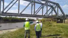 Puente Paso de Alonso: comenzaron los trabajos de reparación