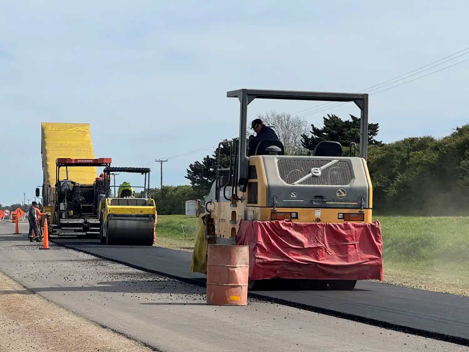 La firma nicoleña Iarsa concluyó las tareas de repavimentación.