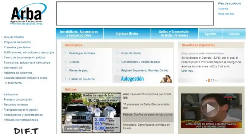Arba denunciará a deudores de Ingresos Brutos en su página web