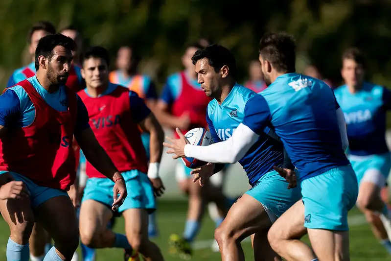 La práctica de Los Pumas en Londres.