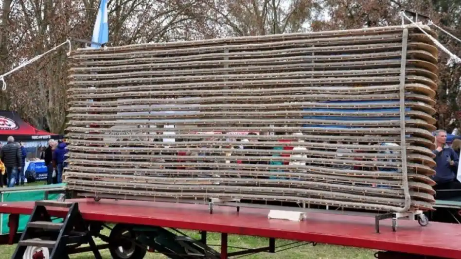 la fiesta del salame mas largo de Argentina