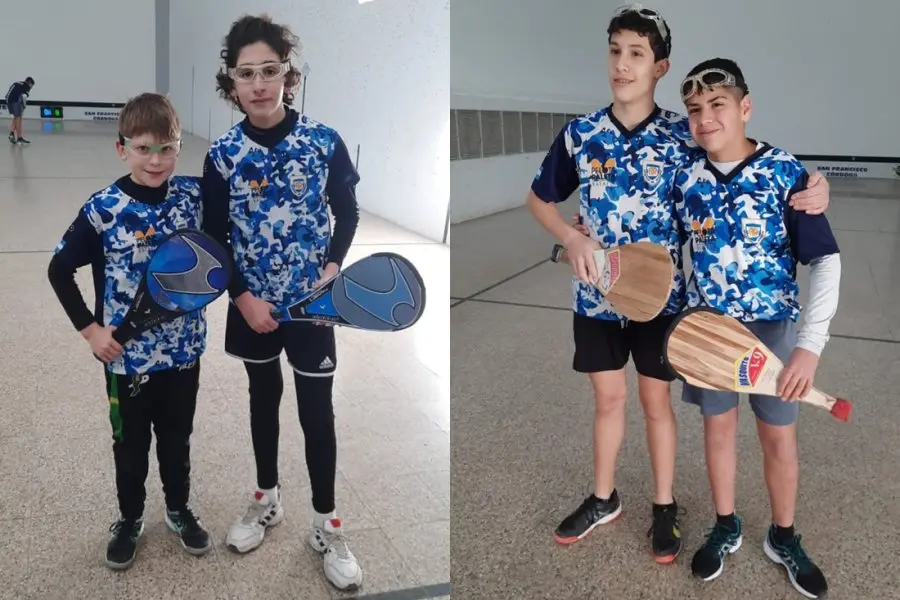 Destacada actuación de pelotaris por parte de los chicos de Atlético Rafaela