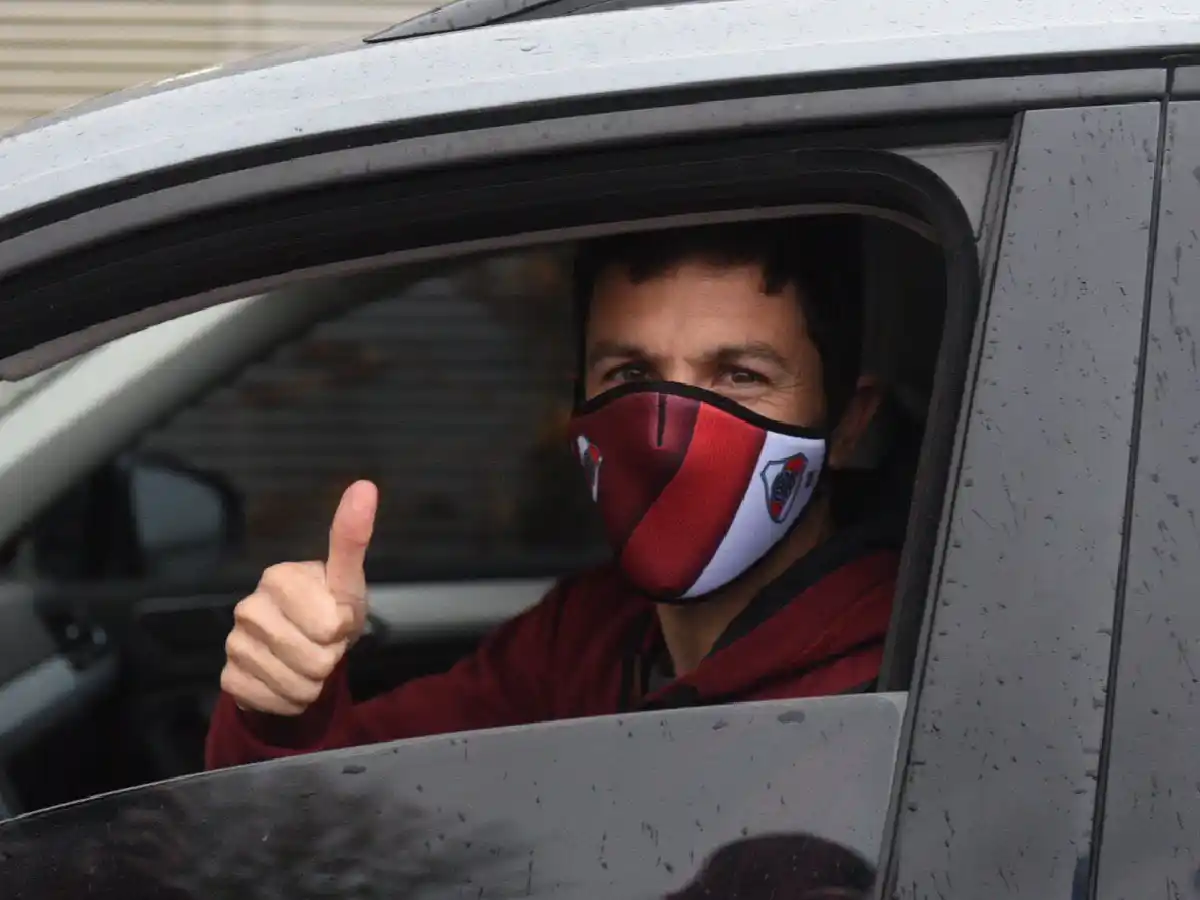 Los jugadores de River pasaron por la clínica