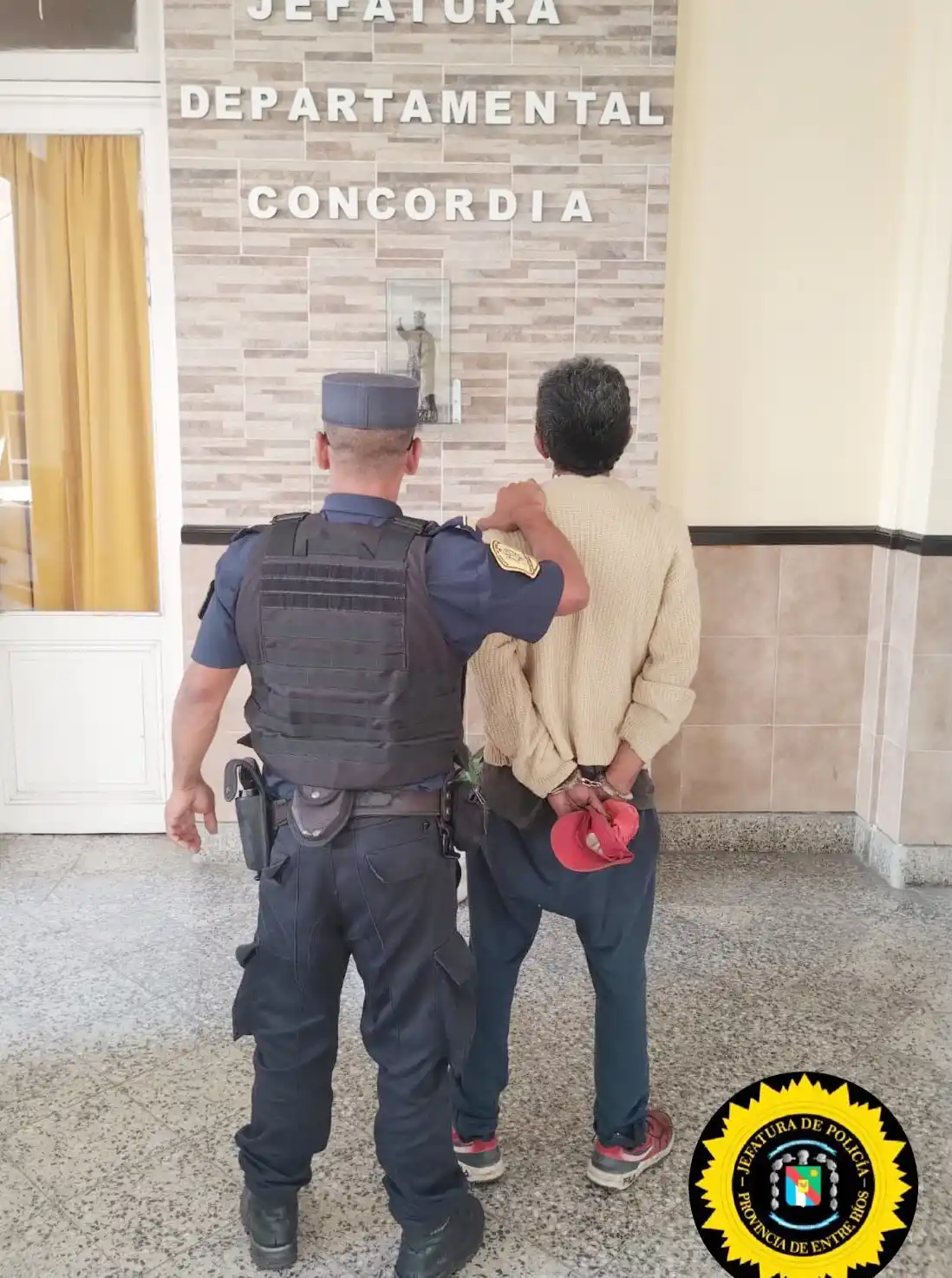 Un hombre fue detenido por sustraer cableado público