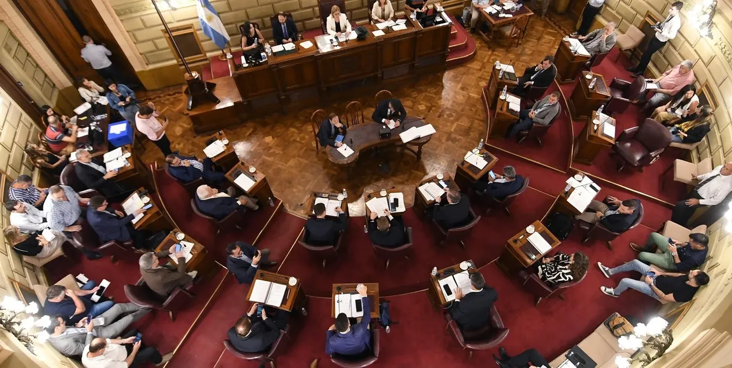 Imagen ilustrativa. Cámara de Senadores de la provincia de Santa Fe. Crédito: Pablo Aguirre
