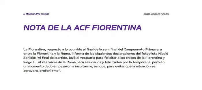 Comunicado