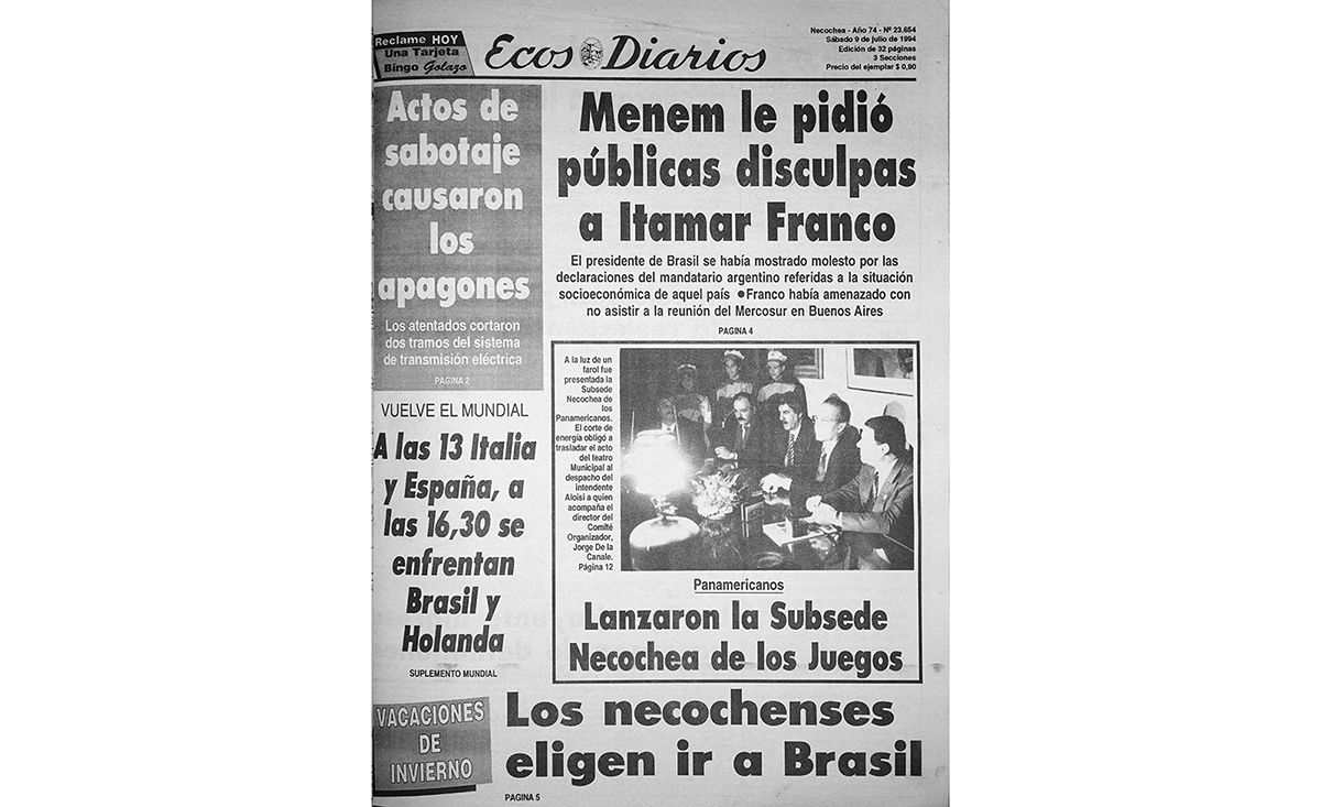 Sábado 9 de julio 1994