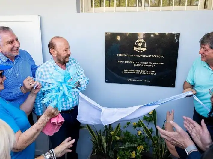 Insfrán inauguró la primera obra pública del 2026