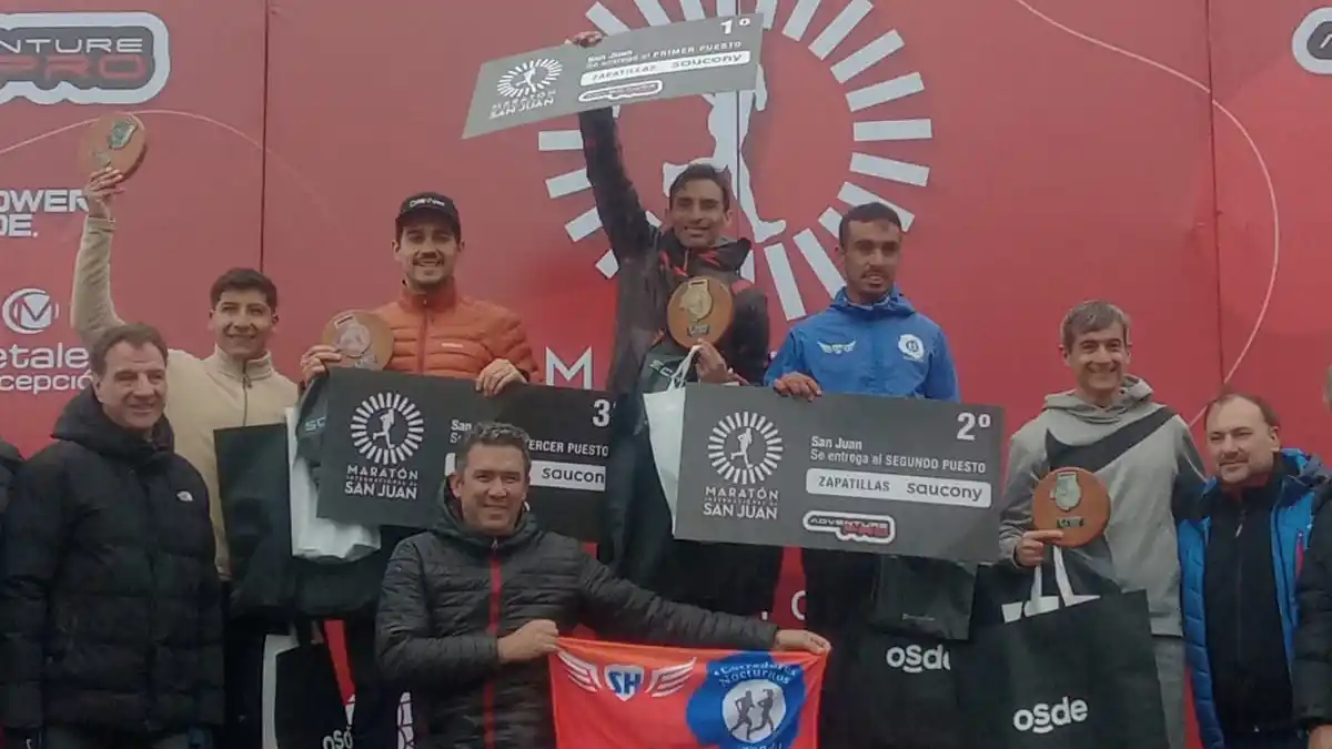 Sergio Hoffman obtuvo el primer puesto en los 21km de la Maratón Internacional de San Juan