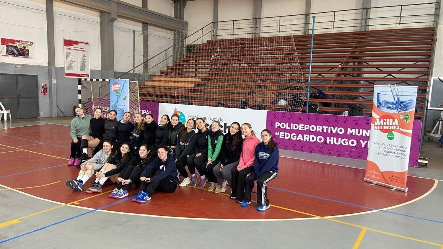 La Selección Sub-16 tuvo rodaje en el Polideportivo