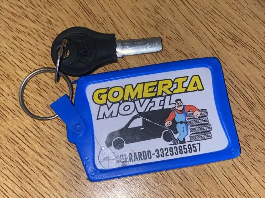 Llave encontrada en la vía pública