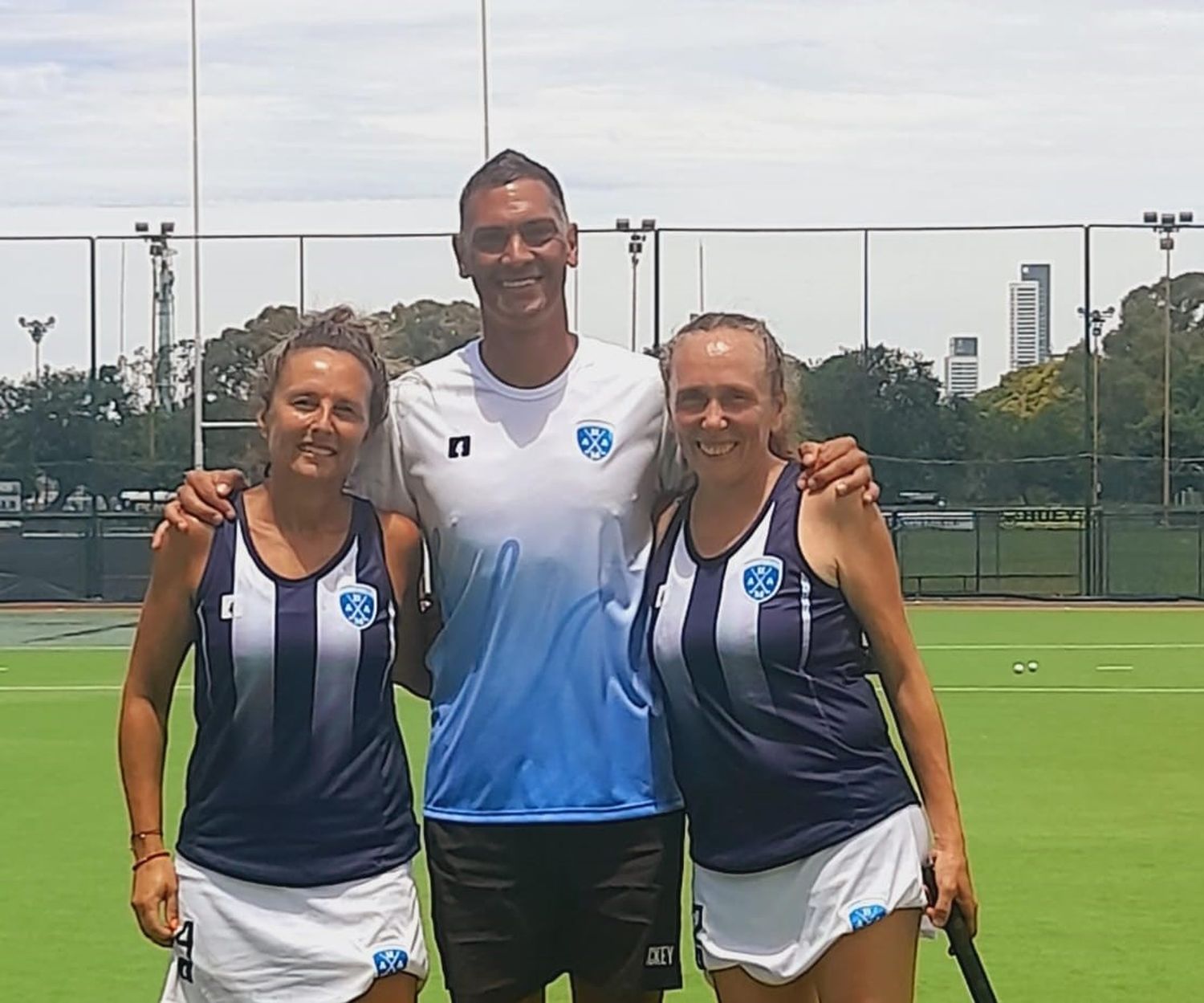 Los necochenses en la Selección Argentina de hockey masters