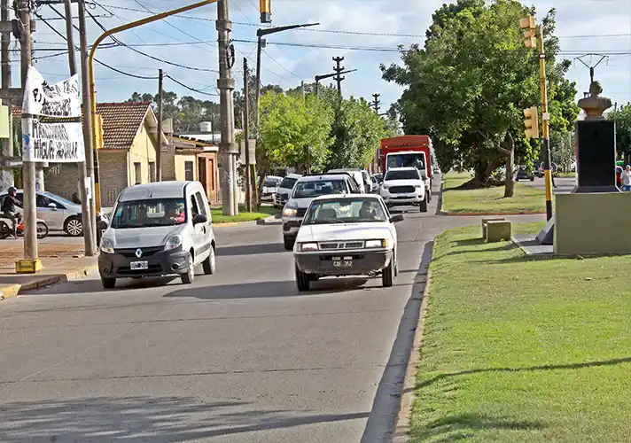Quequén: señalización de calles y dársenas en la avenida 554