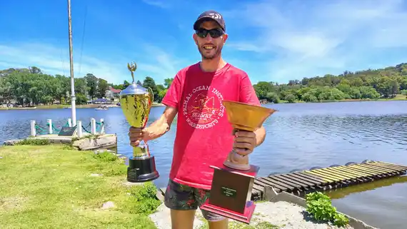 Menchón volvió a ser el mejor en el lago