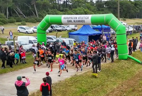 Con buena participación se realizó el Duatlón Miramar 2024