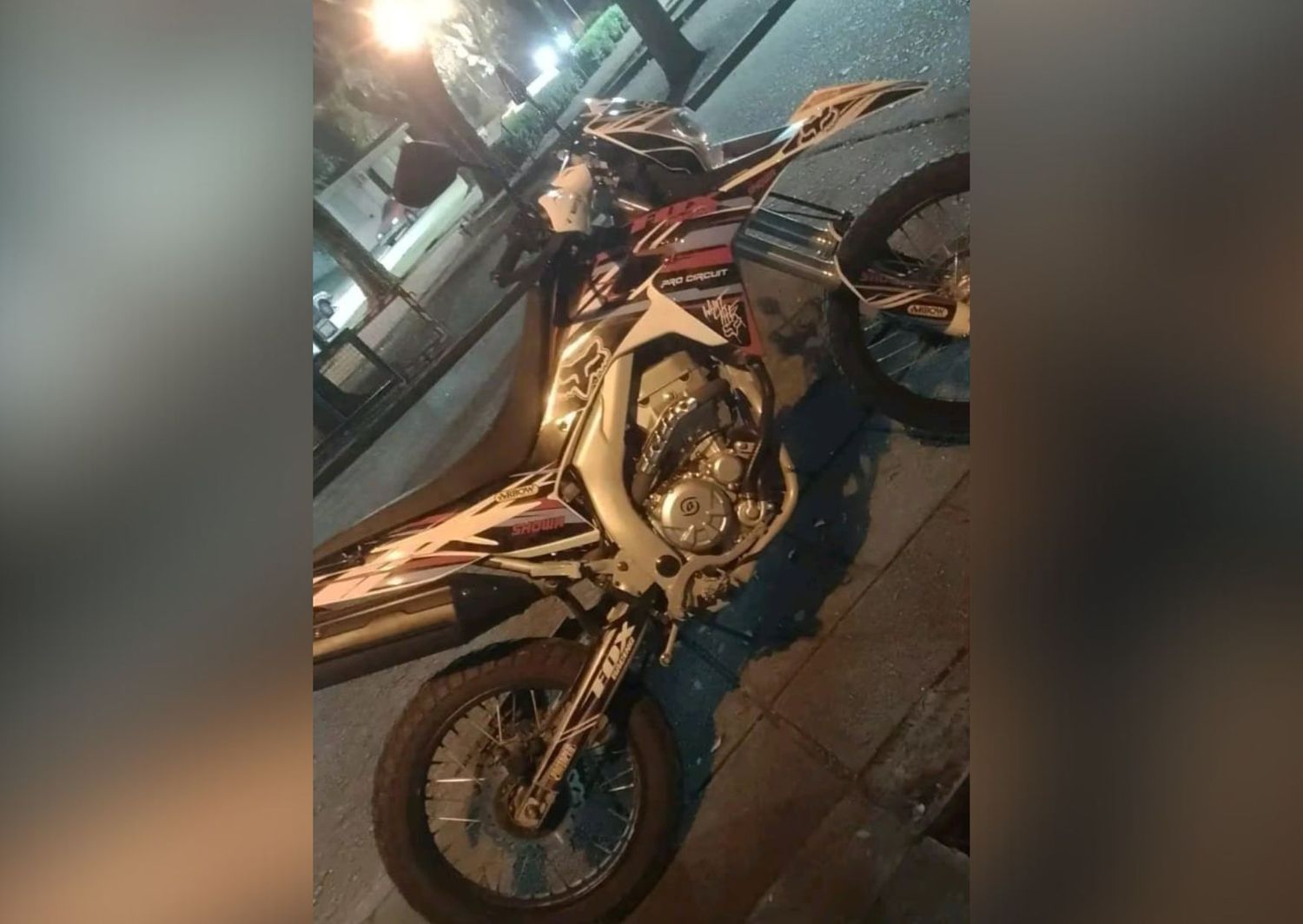 La moto sustraída es una Guerrero GXR 300.