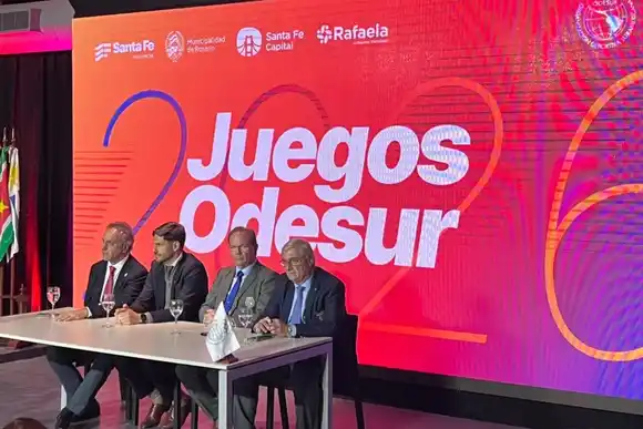 Presentan el plan de obras para los Juegos Odesur en Rosario, Santa Fe y Rafaela