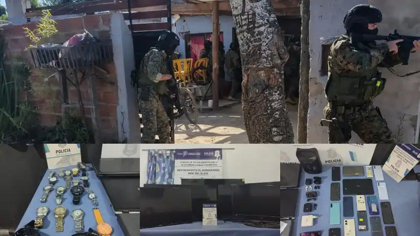 Tras una investigación, se realizó un allanamiento en Parque Independencia y se secuestraron elementos de interés para la causa.