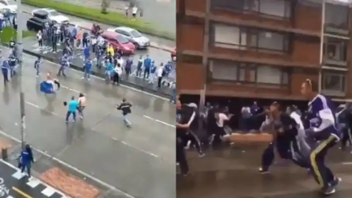 FÚTBOL CON SALDO ROJO: un muerto y varios heridos deja pelea entre hinchas de Millonarios en Colombia