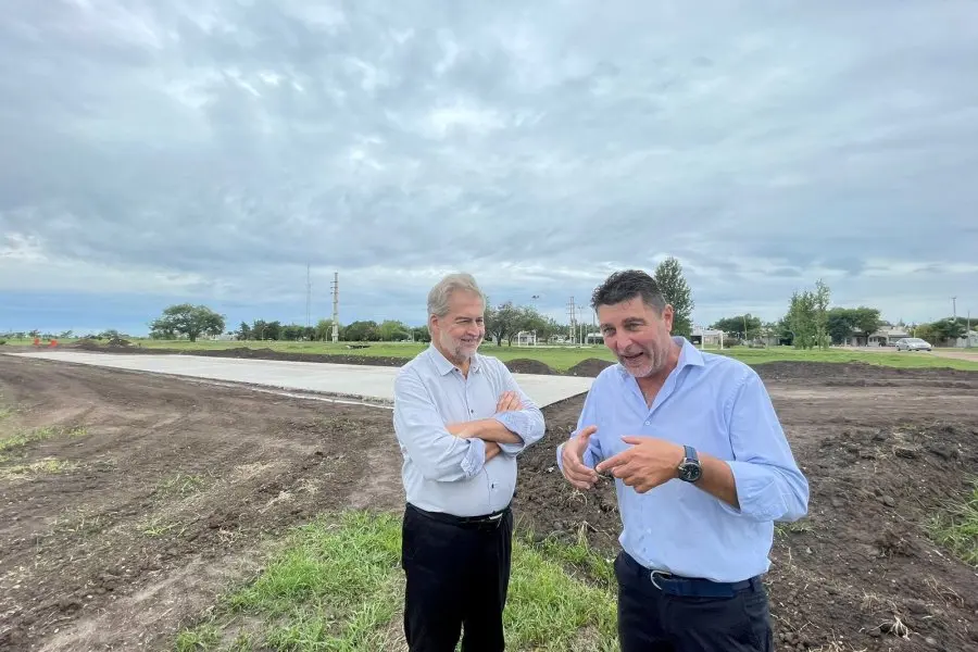 Mirabella: "Queremos consolidar la inversión en obra pública que comenzó Omar Perotti"