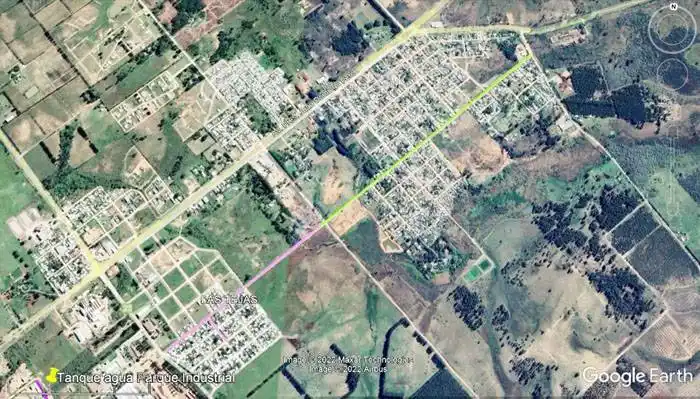 La CEC realiza obras de  energía eléctrica en Villa Adela