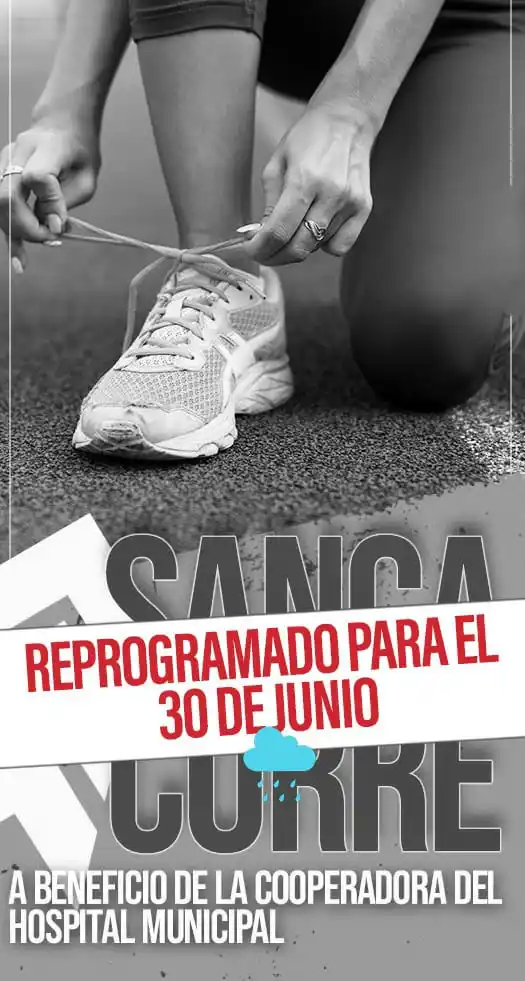 Se postergó la carrera pedestre “Sanca Corre”