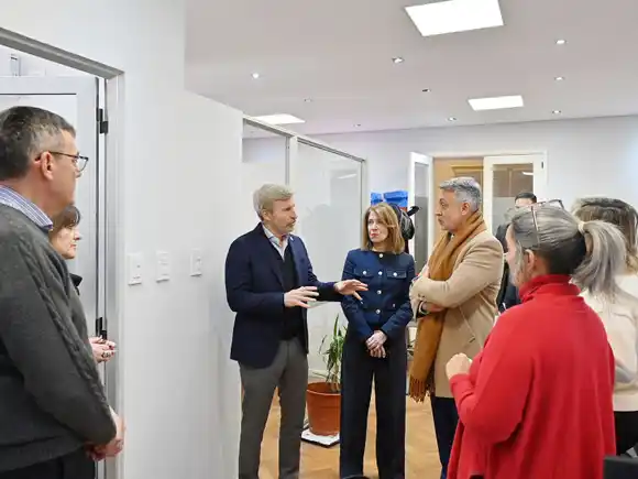Frigerio visitó las renovadas instalaciones del Tribunal de Cuentas