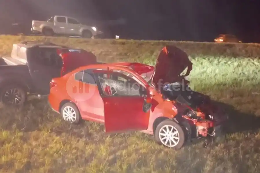 Un choque en Ruta 19 terminó con un hombre hospitalizado y un caballo muerto