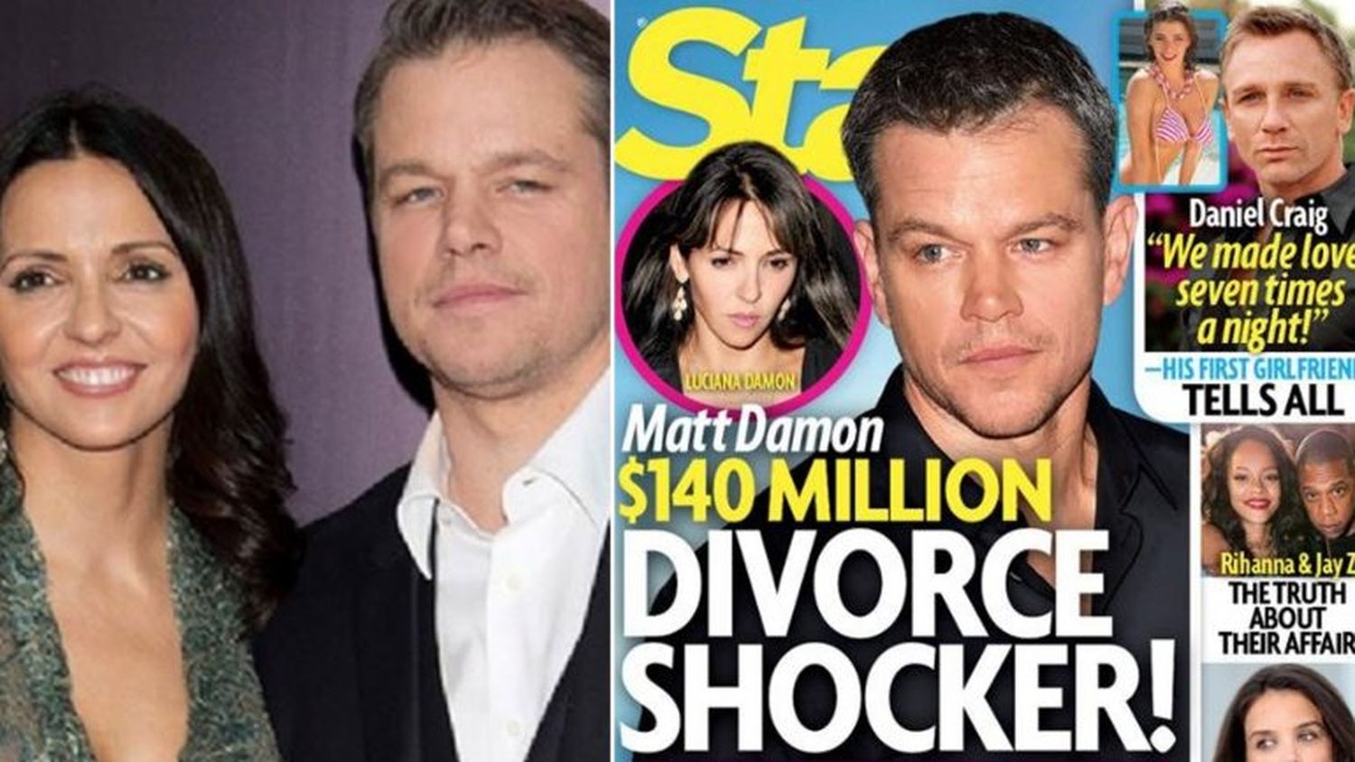 Rumores de crisis entre Matt Damon y la argentina Luciana Barroso