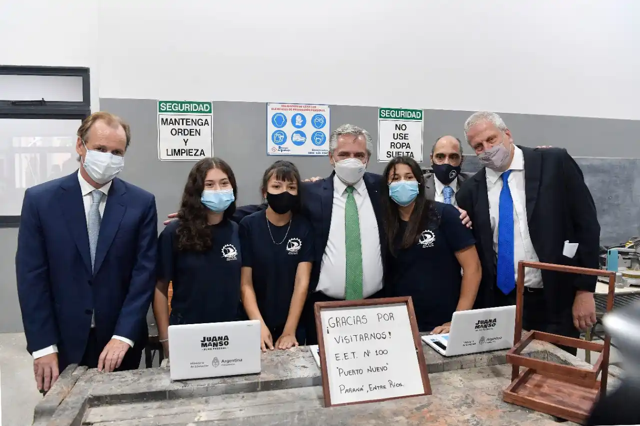 El Presidente Fernández visitó Entre Ríos