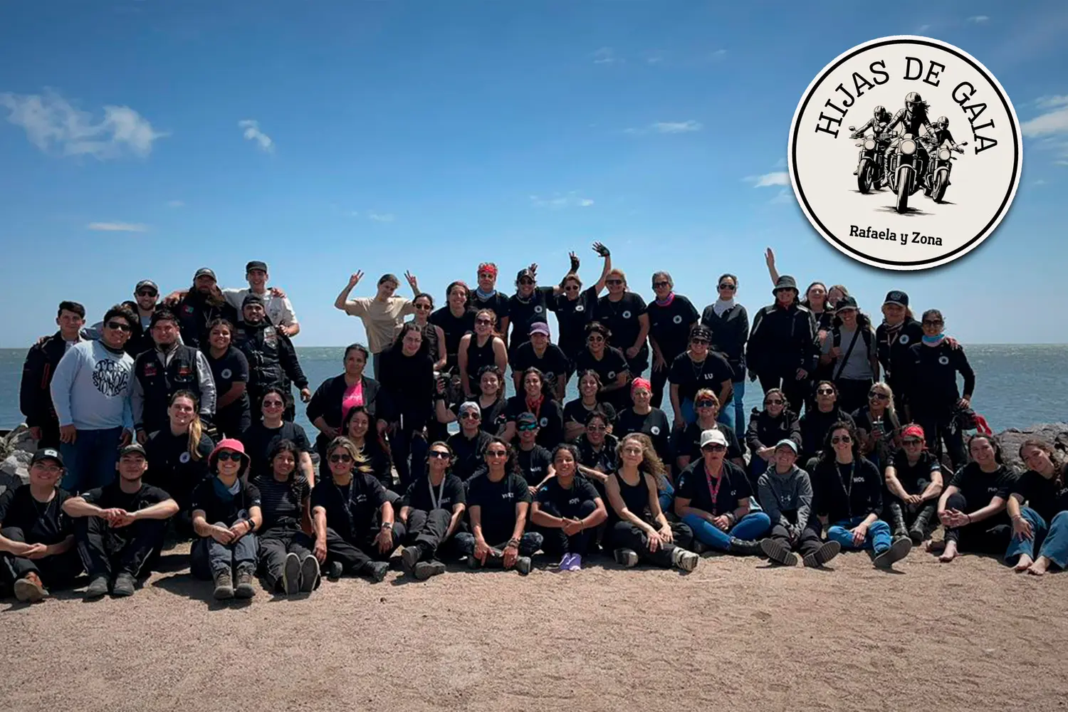 “Hijas de Gaia”: el grupo de moteras rafaelinas que crece y suma kilómetros en la ruta