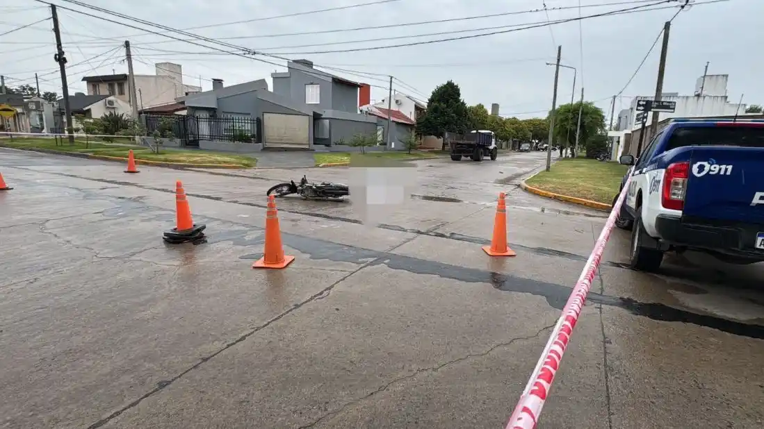 Un motociclista falleció tras un choque en Las Varillas